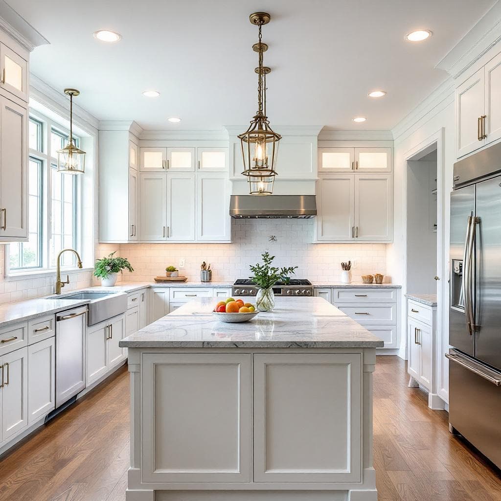 Beautiful kitchen remodel by Odell Contractors